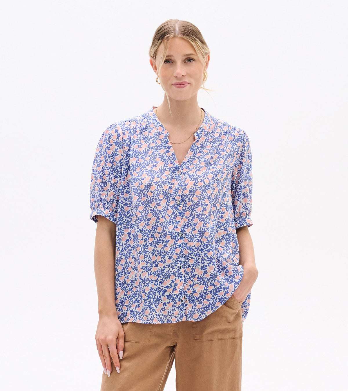 Ivy Blouse - Mini Vines - Hatley Women