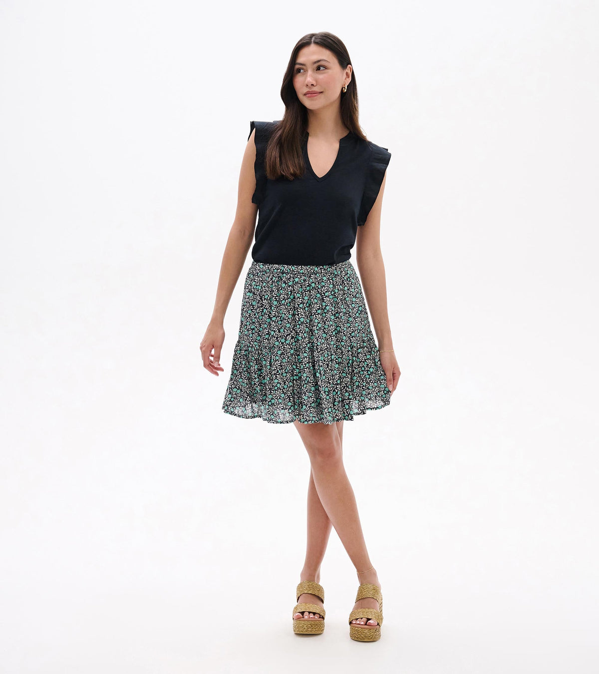 Flounce Skirt - Mini Vines - Hatley Women