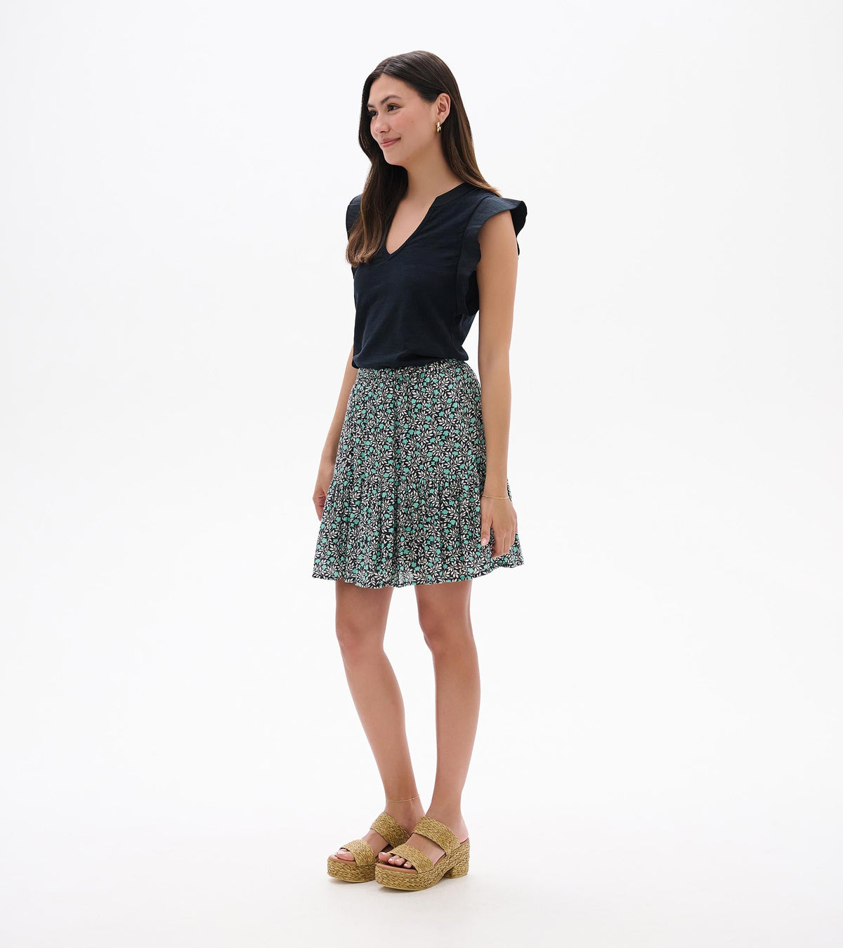 Flounce Skirt - Mini Vines - Hatley Women