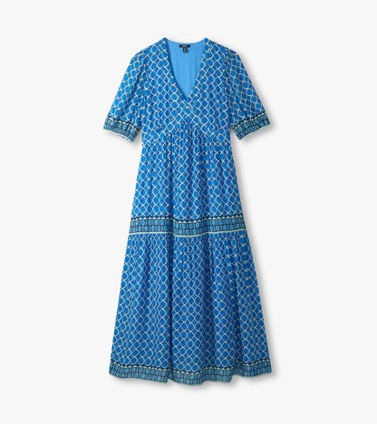 Willow Dress - Water Blue Medallion - Hatley Women