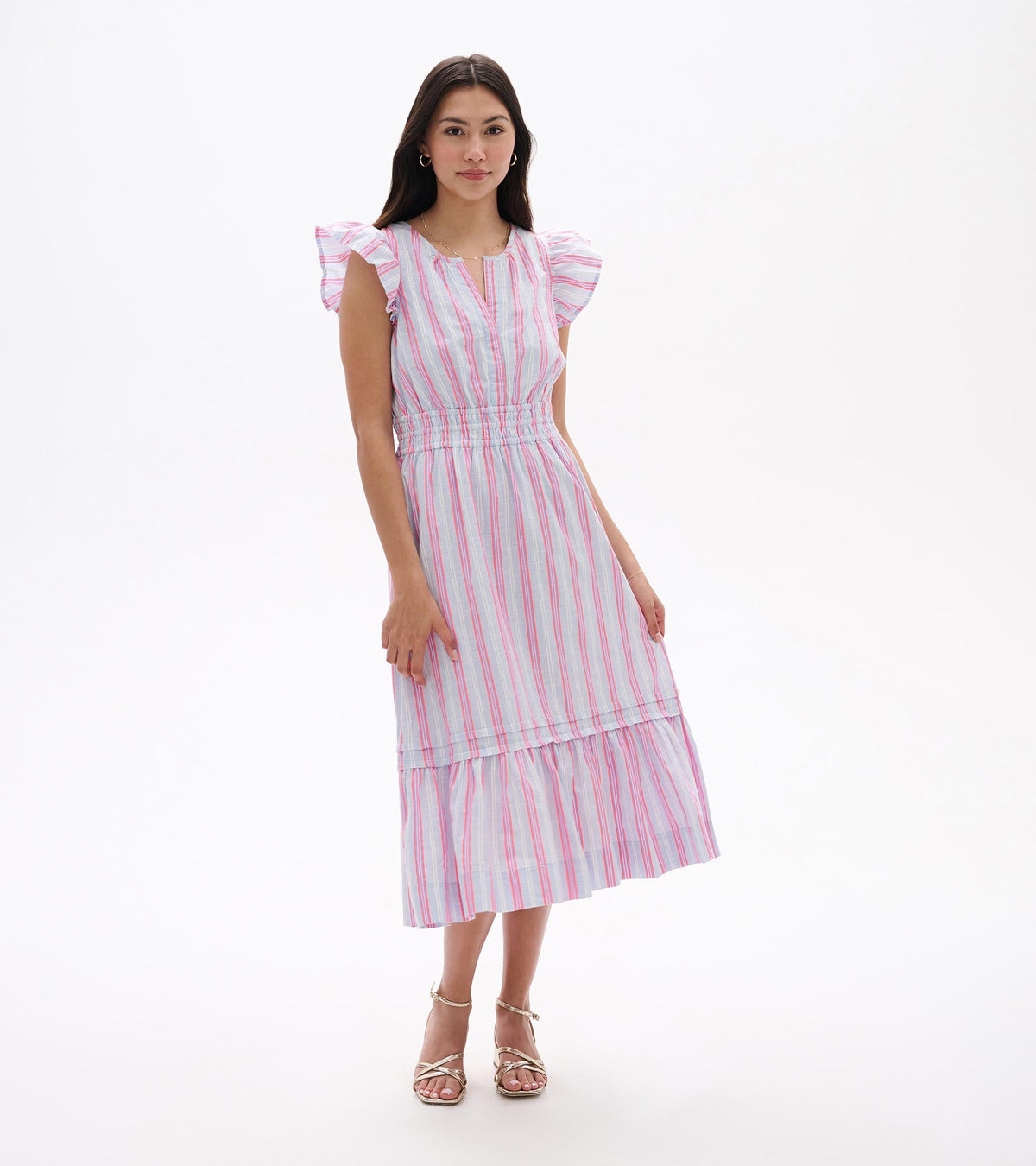 Fiona Dress - Neon Stripes - Hatley Women