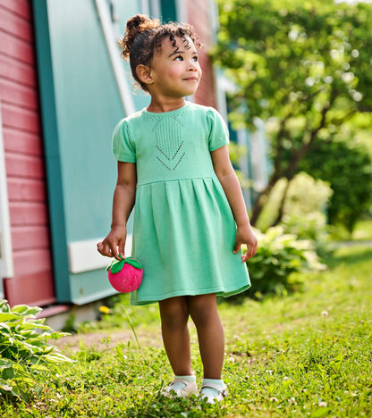 Baby & Toddler Girls Neptune Green Knit Pointelle Dress - Hatley Baby & Toddler