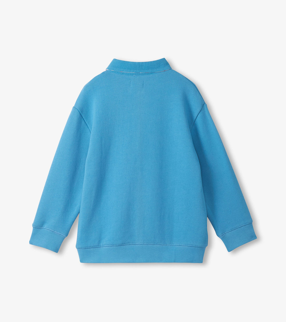 Boys Niagara Blue Rugby Sweatshirt - Hatley Boys