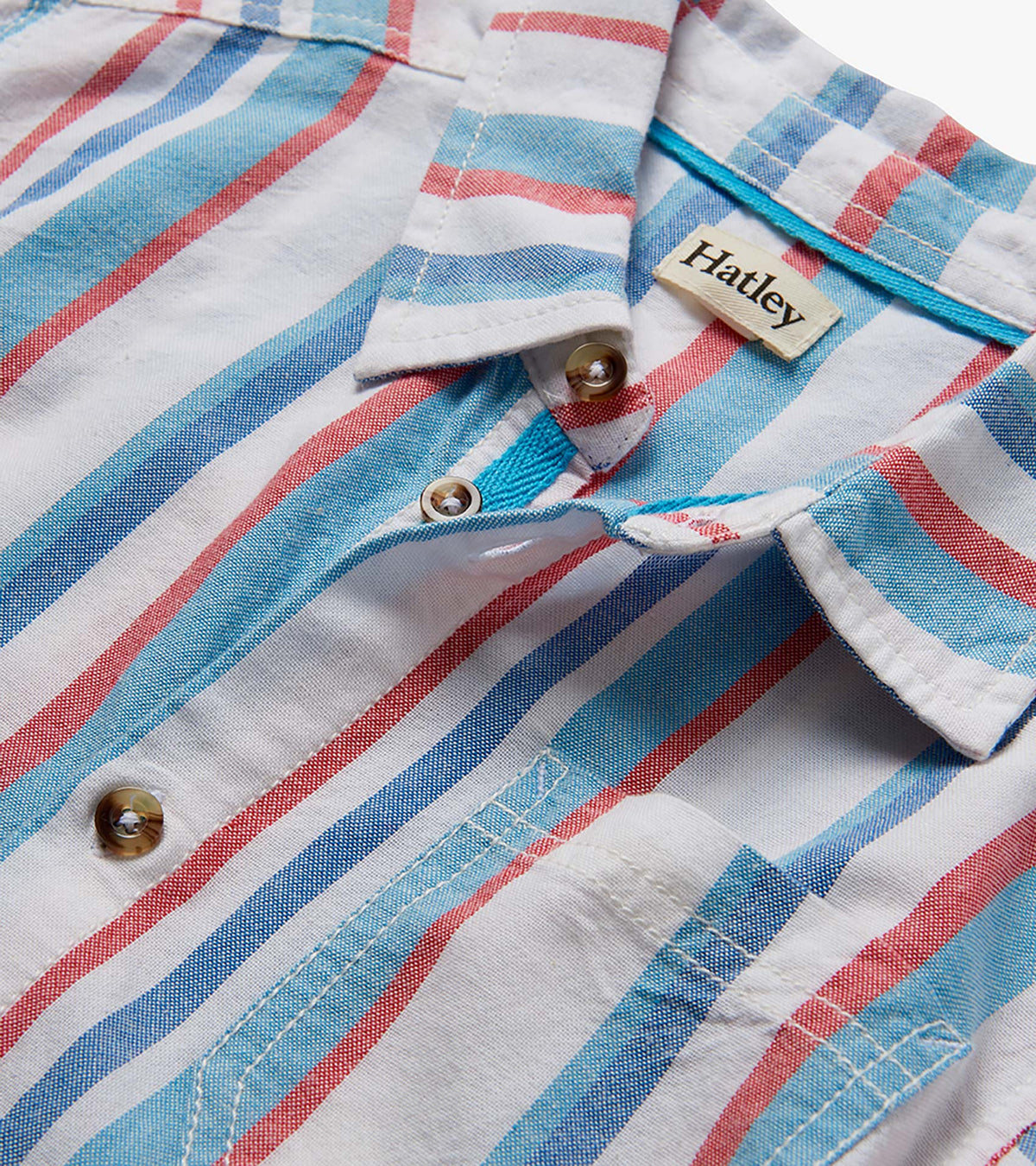 Boys Nautical Stripes Woven Button Down Shirt - Hatley Boys