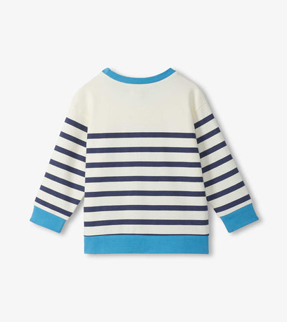 Boys Preppy Stripes Pullover Sweatshirt - Hatley Boys
