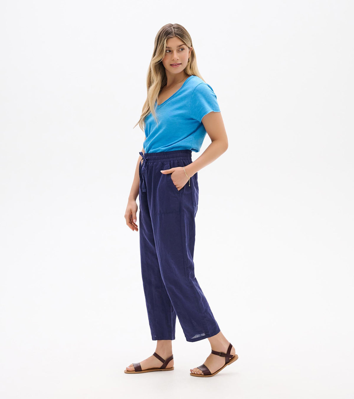 Straight Leg Pant - Patriot Blue - Hatley Women