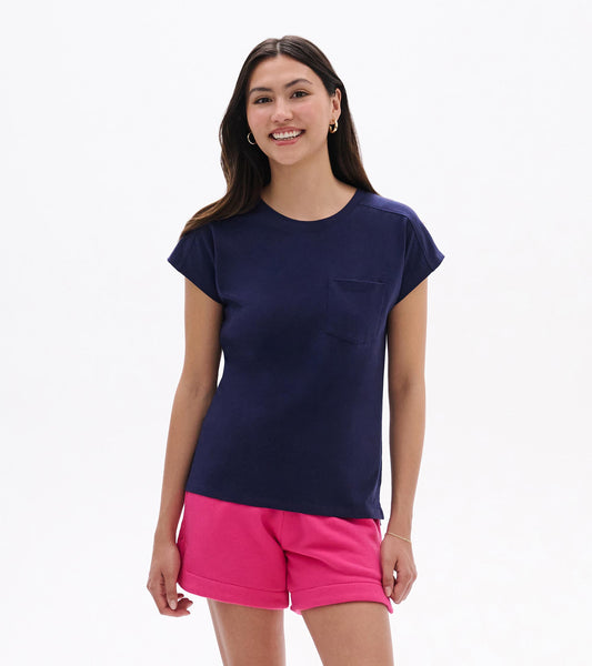 Ella Relaxed Tee - Patriot Blue - Hatley Women