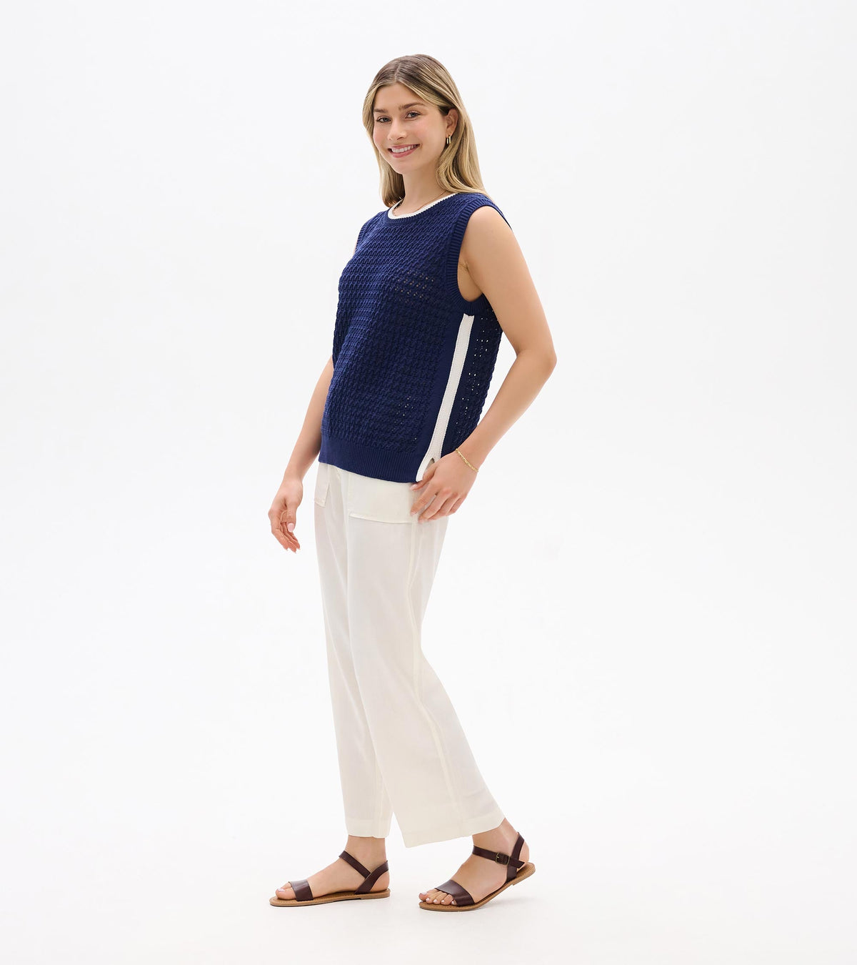 Cruz Knit Tank - Patriot Blue - Hatley Women