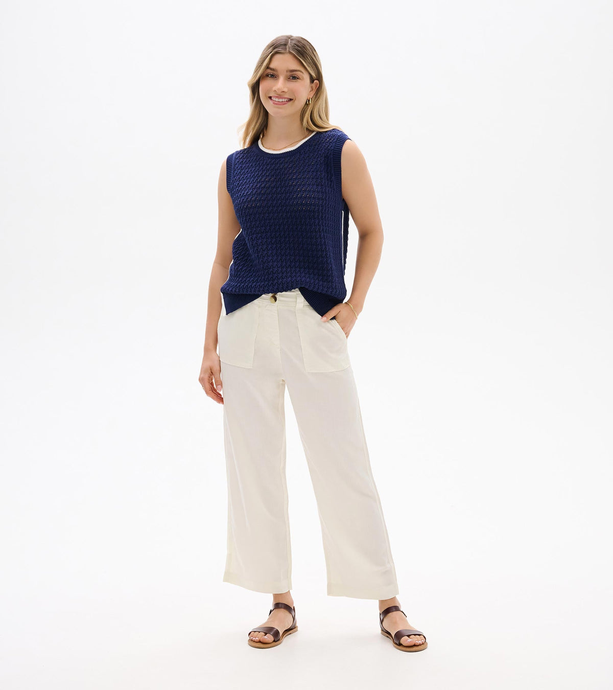 Cruz Knit Tank - Patriot Blue - Hatley Women