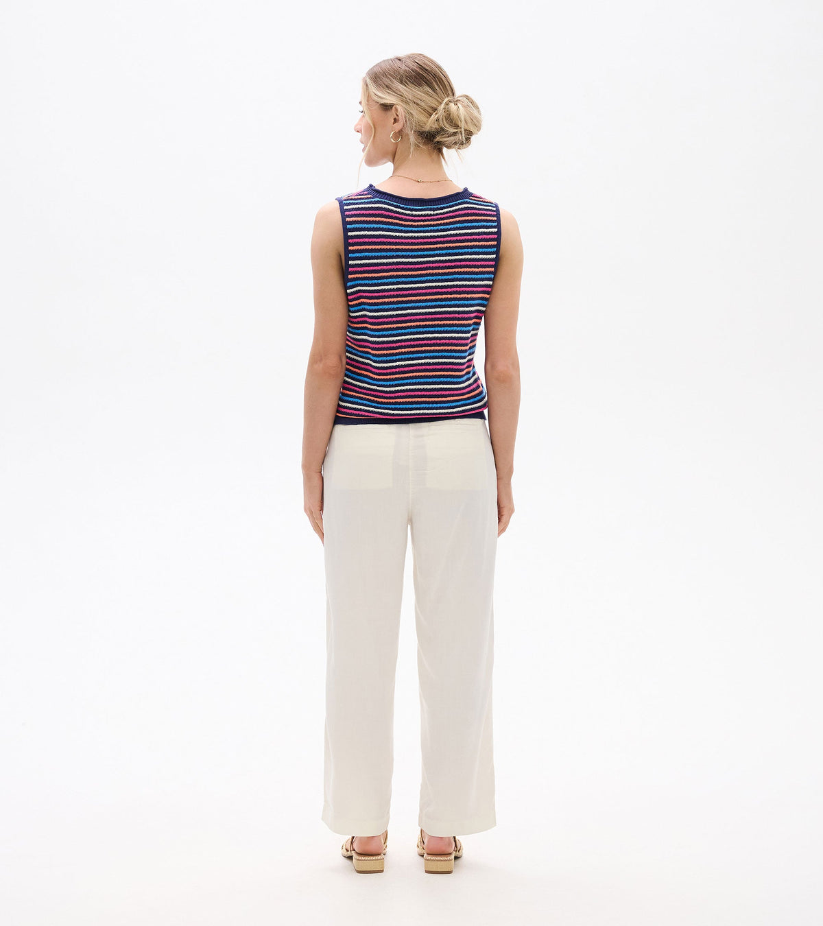 Kate Sleeveless Tank - Sorbet Stripes - Hatley Women