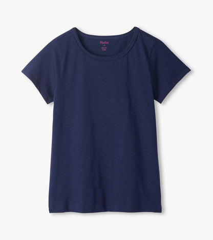 Essential Crew Neck Tee - Patriot Blue - Hatley Women