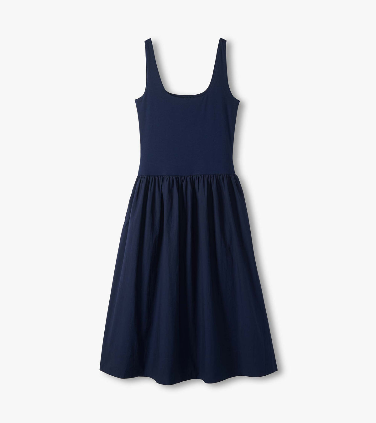 Mix Media Midi Dress - Patriot Blue - Hatley Women
