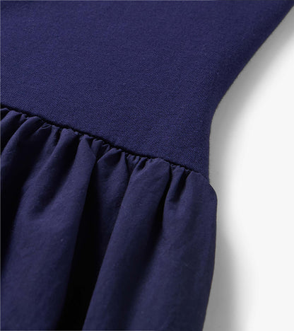 Mix Media Midi Dress - Patriot Blue - Hatley Women