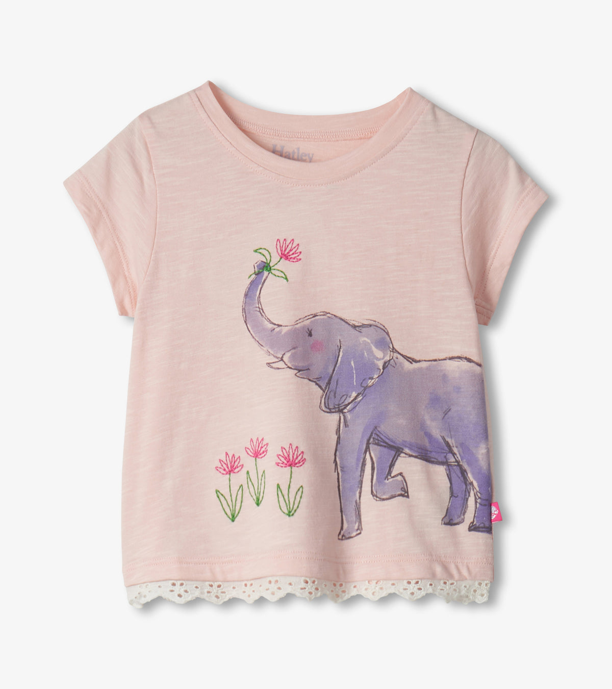 Baby & Toddler Girls Elephant T-Shirt & Short Set - Hatley Baby & Toddler