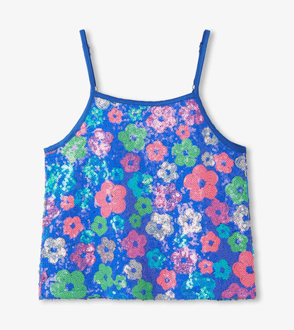 Girls Party Flowers Sequin Top - Hatley Girls