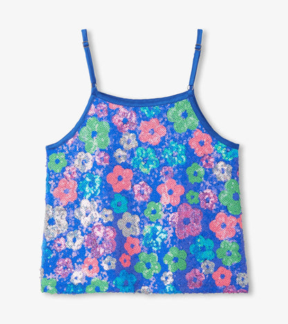 Girls Party Flowers Sequin Top - Hatley Girls