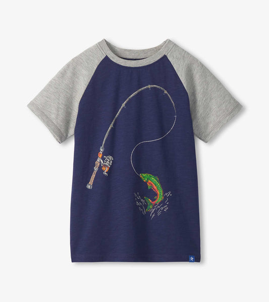 Boys Big Catch Raglan T-Shirt - Hatley Boys