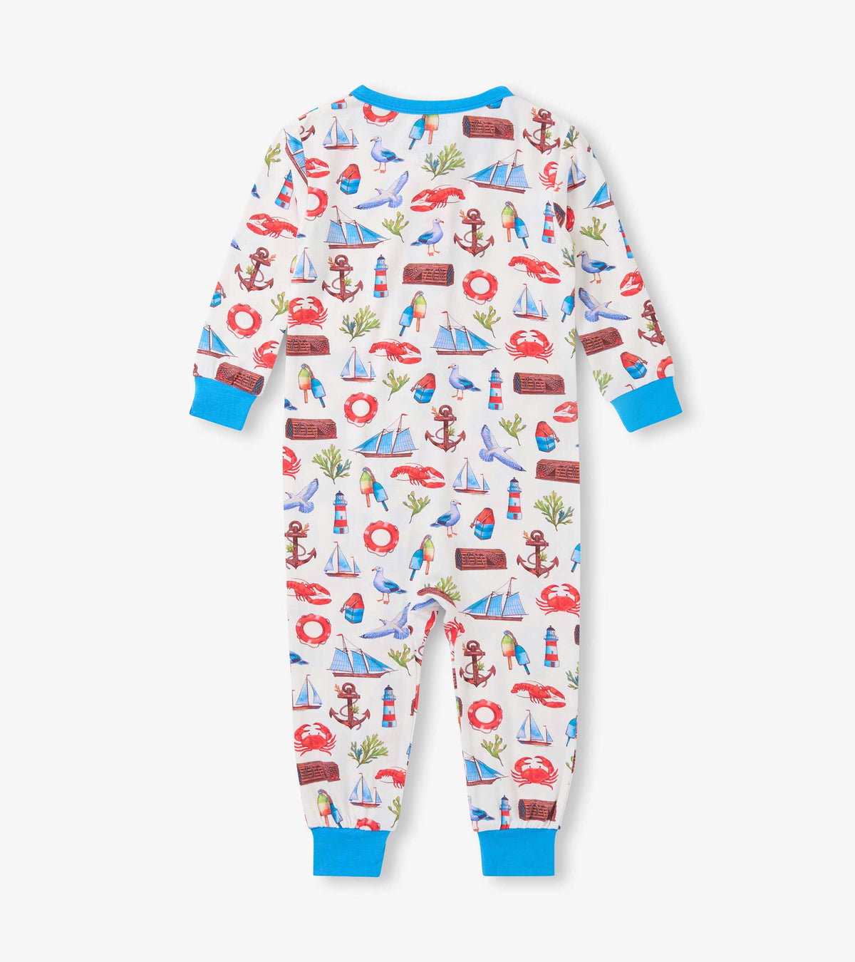 Baby Boys Painted Seascape Bamboo Sleeper - Hatley Baby & Toddler
