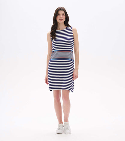 Sofia Dress - Rainfall Stripes - Hatley Women
