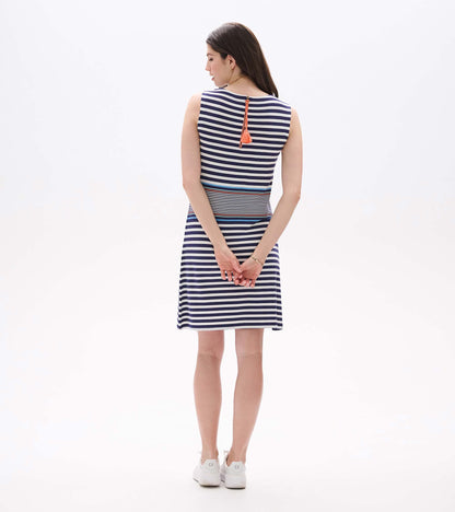 Sofia Dress - Rainfall Stripes - Hatley Women