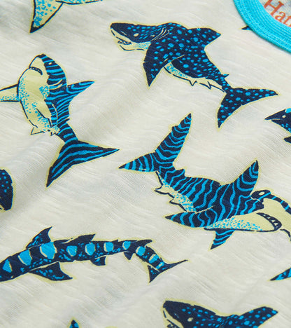 Baby & Toddler Boys Glow in the Dark Sharks Raglan T-Shirt - Hatley Baby & Toddler