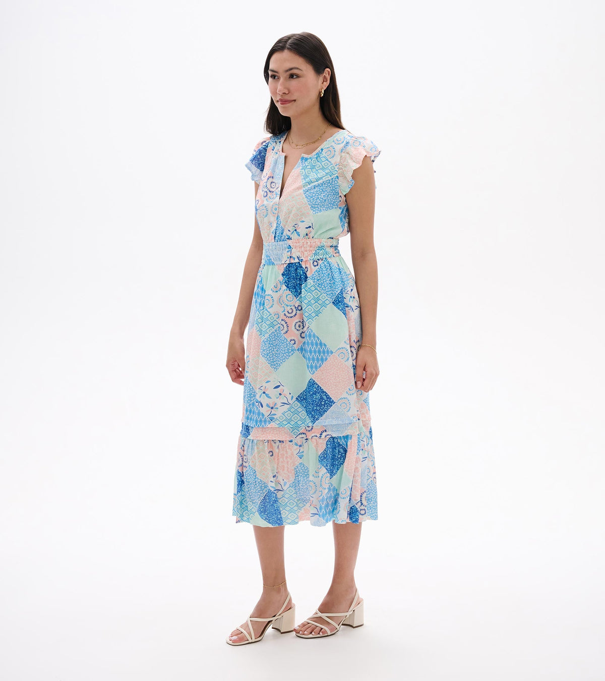 Fiona Dress - Mixed Match Patches - Hatley Women
