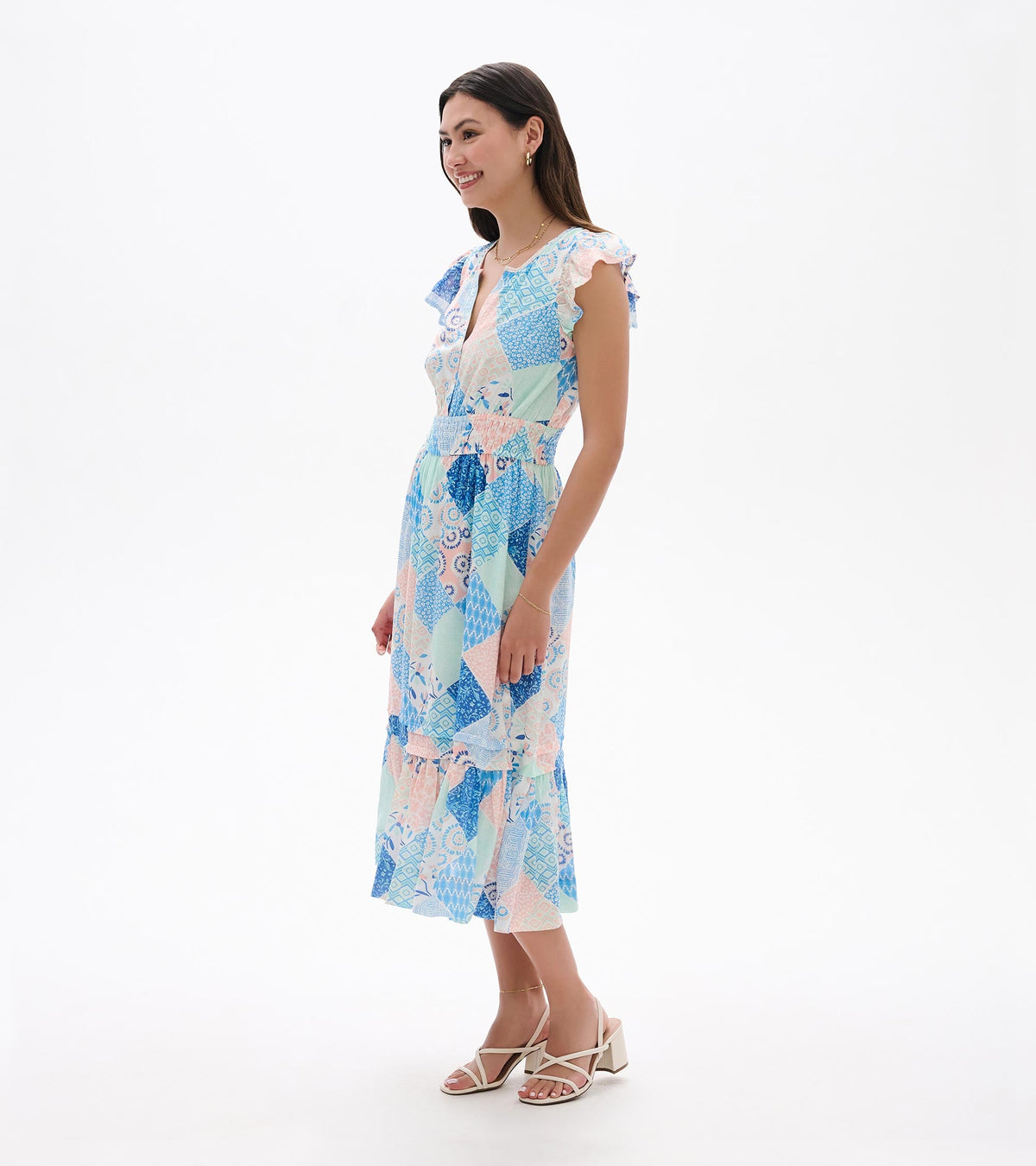 Fiona Dress - Mixed Match Patches - Hatley Women