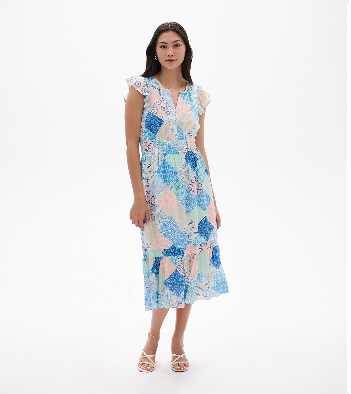 Fiona Dress - Mixed Match Patches - Hatley Women