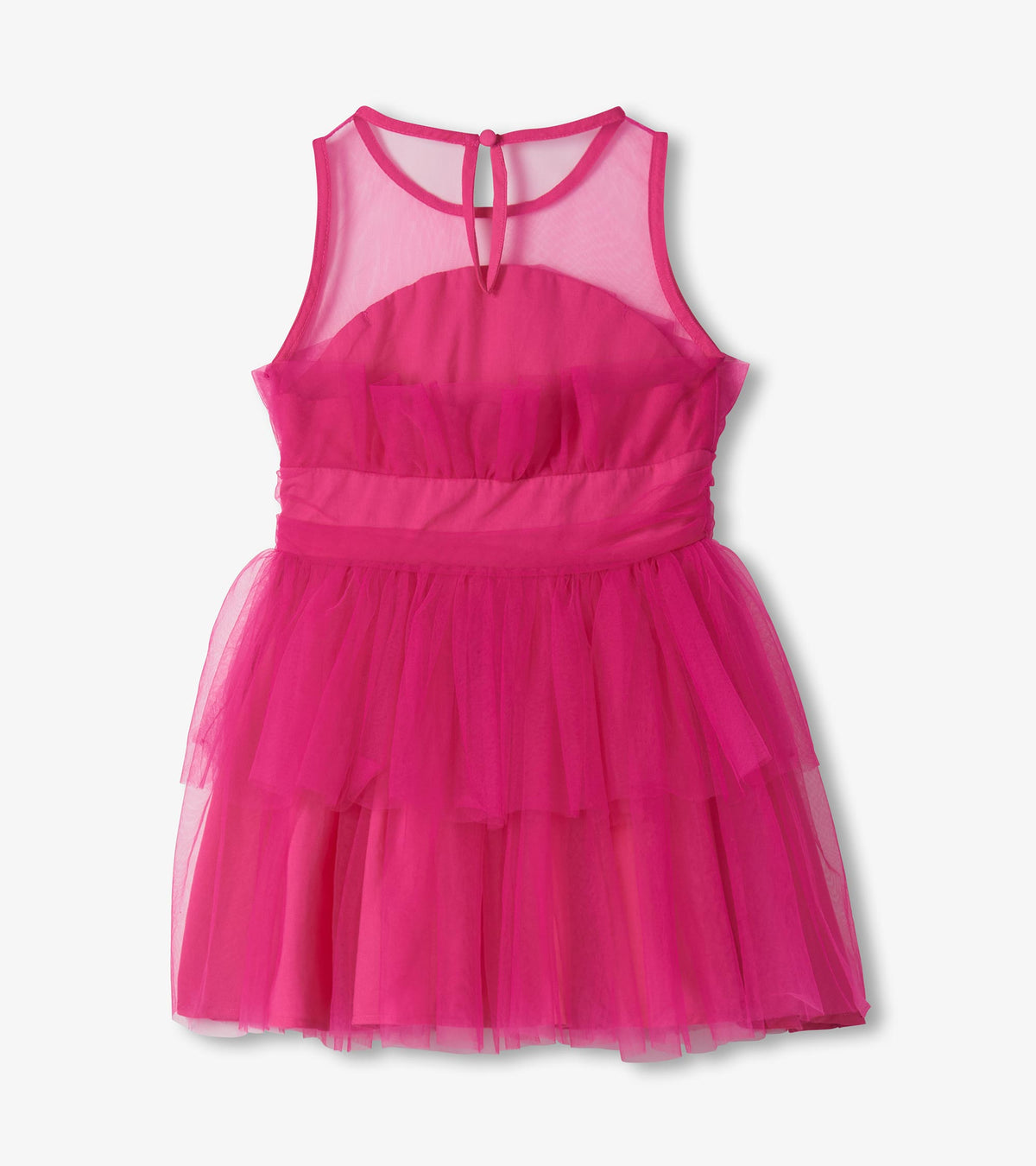 Girls Fuchsia Tulle Party Dress - Hatley Girls