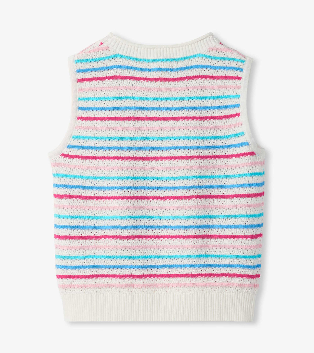 Girls Rainbow Berry Stripe Crochet Tank - Hatley Girls