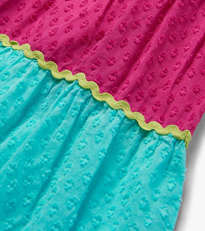 Girls Rainbow Color Block Strappy Midi Dress - Hatley Girls