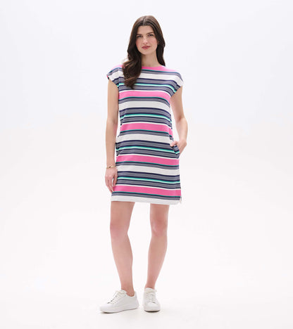 Capri Dress - Spring Rainfall Stripes - Hatley Women