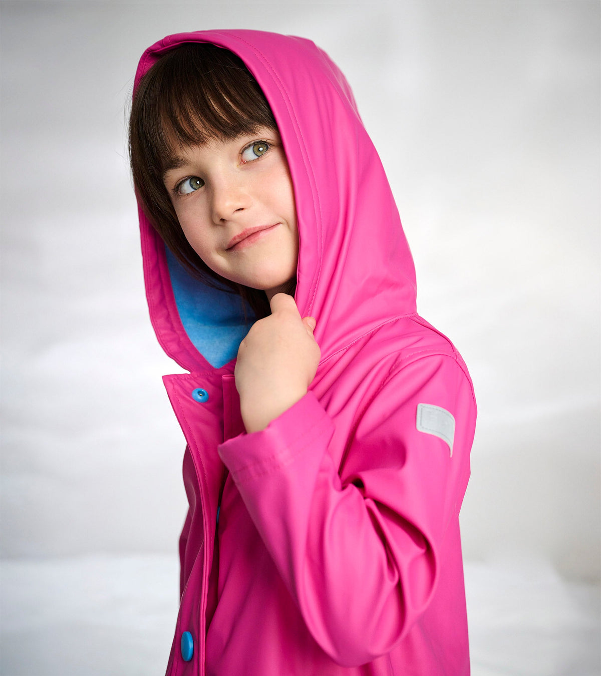 Girls Raspberry Rose Rain Jacket - Hatley Girls