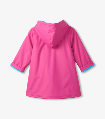 Girls Raspberry Rose Rain Jacket - Hatley Girls