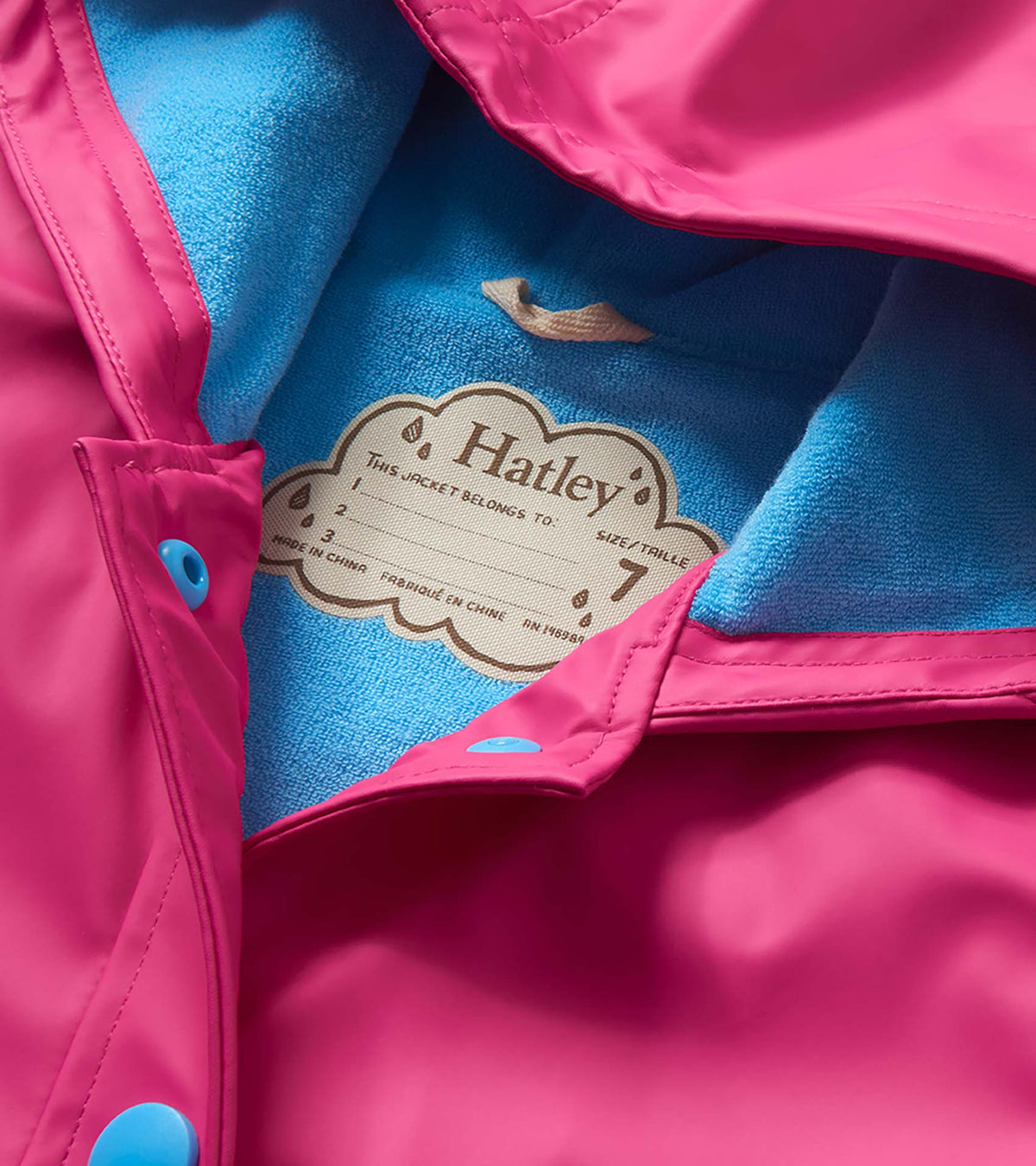 Girls Raspberry Rose Rain Jacket - Hatley Girls