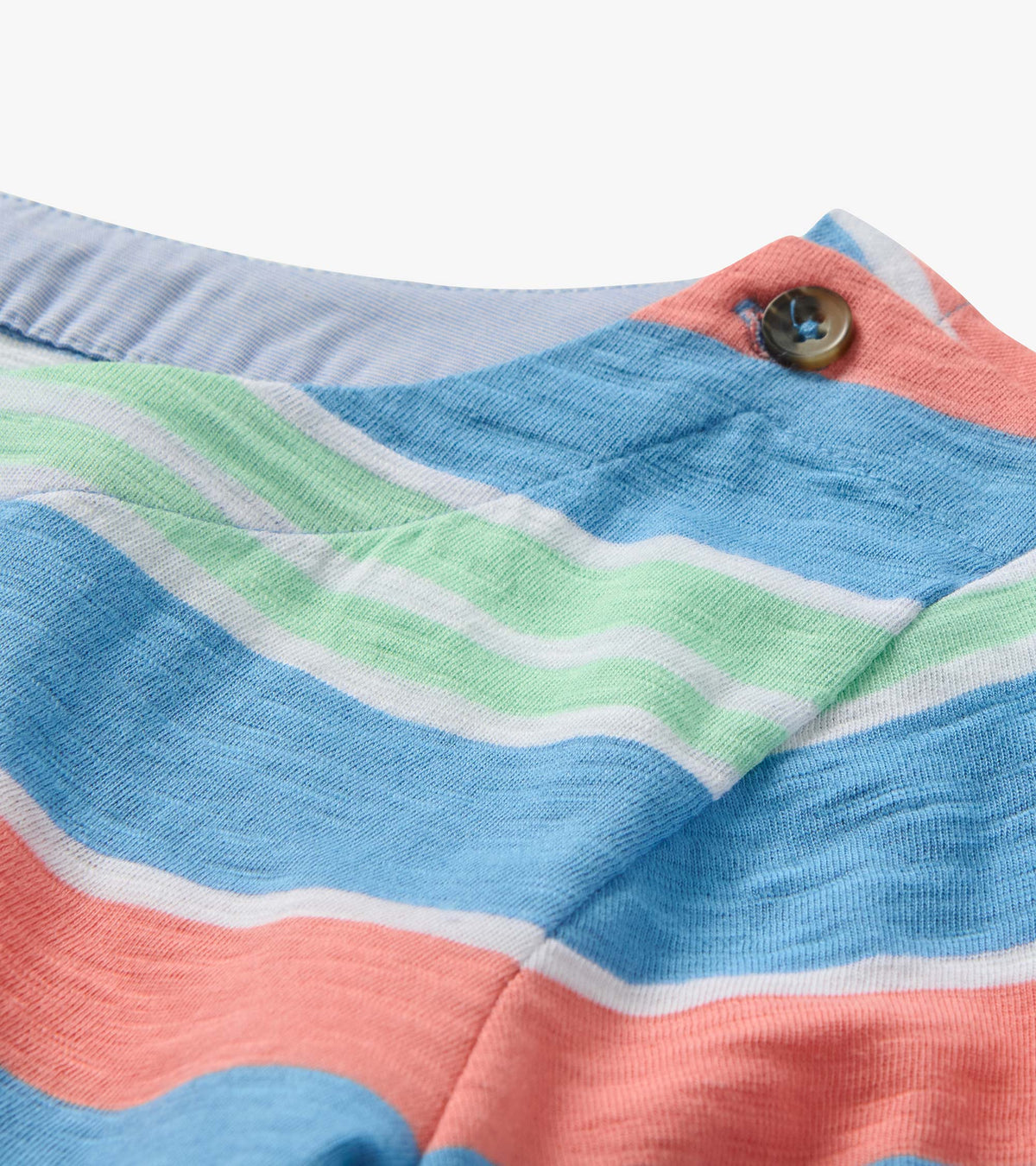 Button Breton - Azure Stripes - Hatley Women