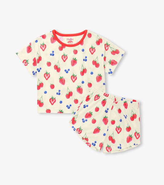 Girls Summer Berries Short Sleep Set - Hatley Girls