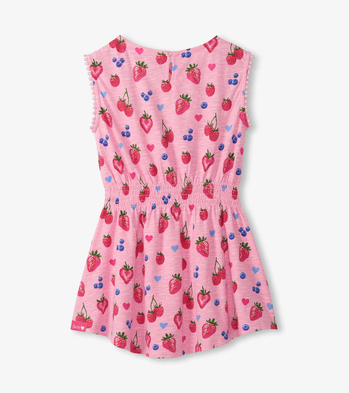 Girls Summer Berries Smocked Waist Dress - Hatley Girls