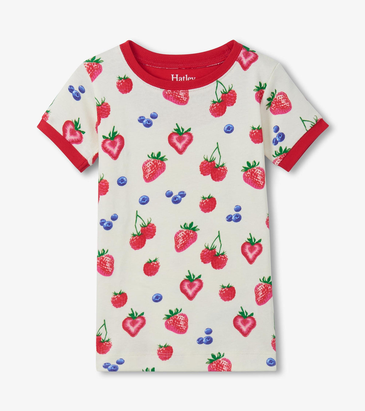 Girls Summer Berries Cotton Short Pajama Set - Hatley Girls