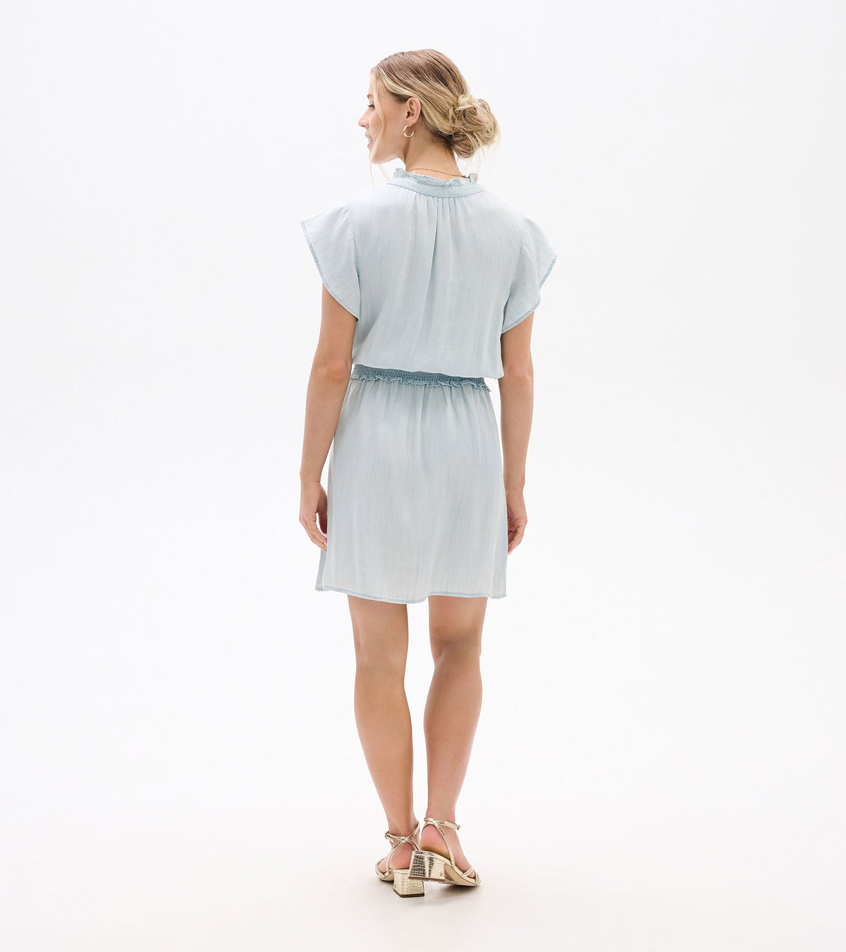 Ava Dress - Soft Blue Wash - Hatley Women