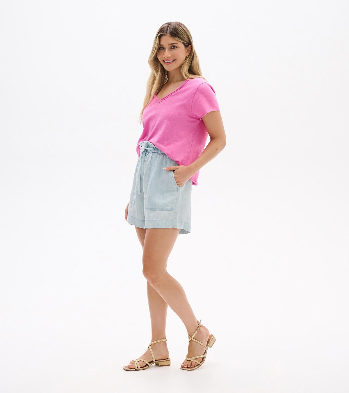 Laguna Shorts - Soft Blue Wash - Hatley Women