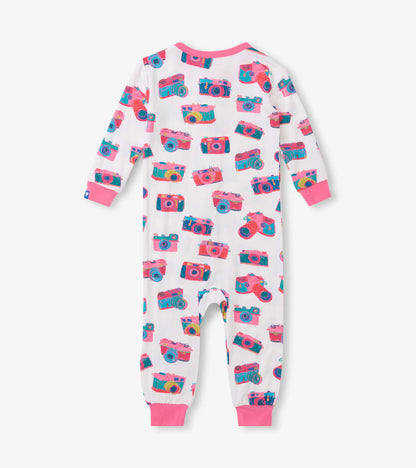 Baby Girls Sketchy Cameras Bamboo Sleeper - Hatley Baby & Toddler