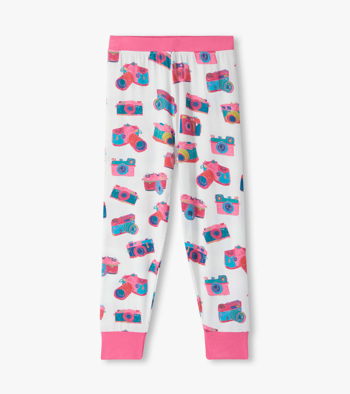 Girls Sketchy Cameras Bamboo Pajama Set - Hatley Girls