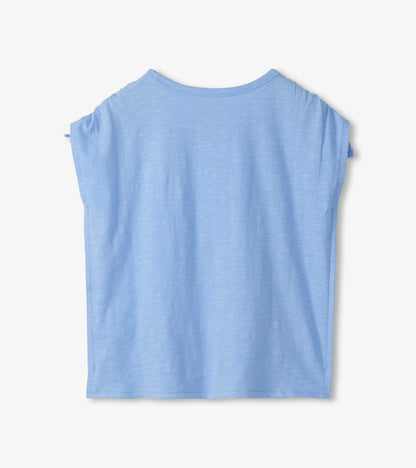 Girls Sea Shell Cinched Shoulder Top - Hatley Girls