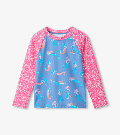 Girls Mermaids Long Sleeve Rashguard - Hatley Girls