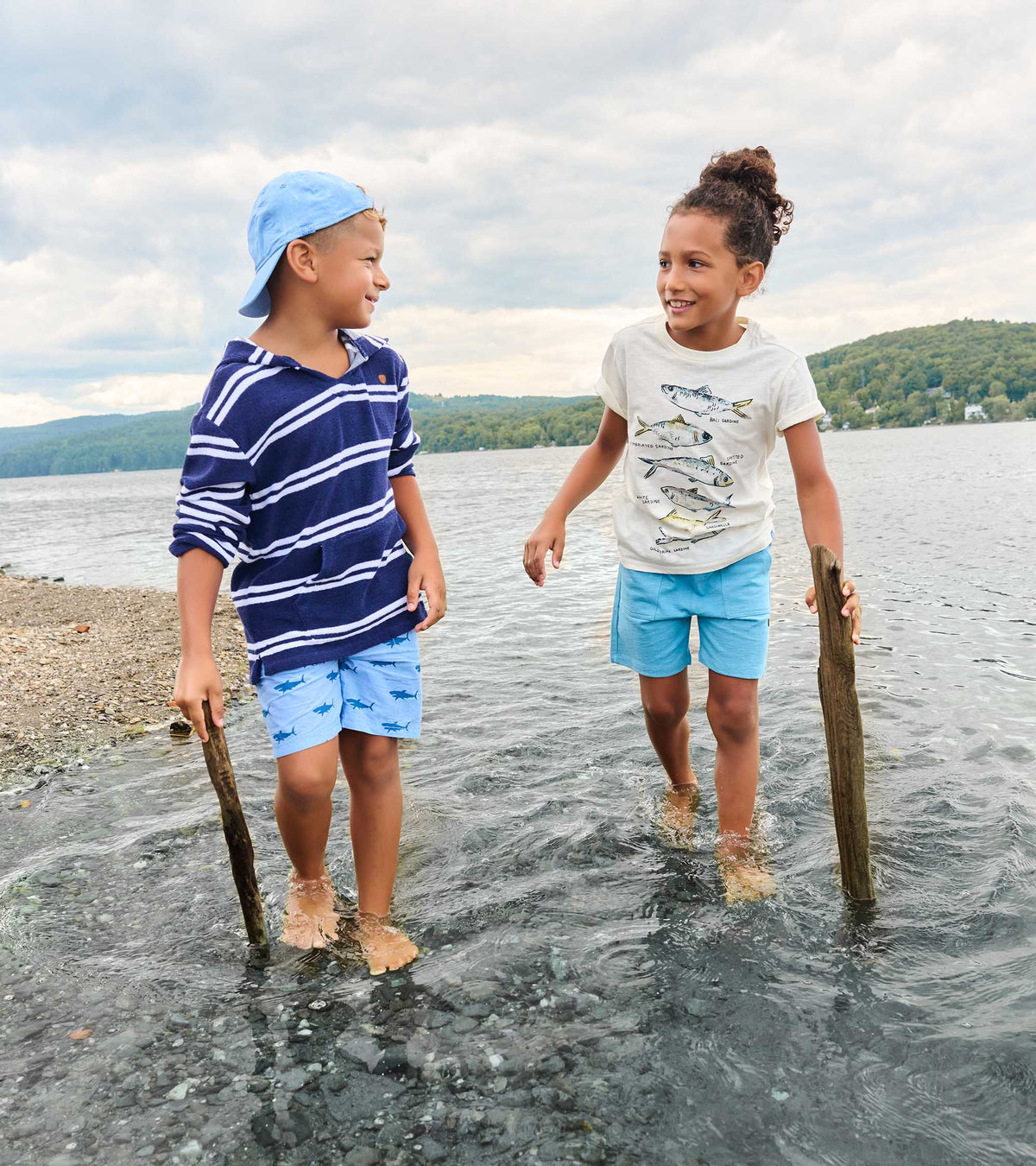 Boys Fish Types Graphic Tee - Hatley Boys