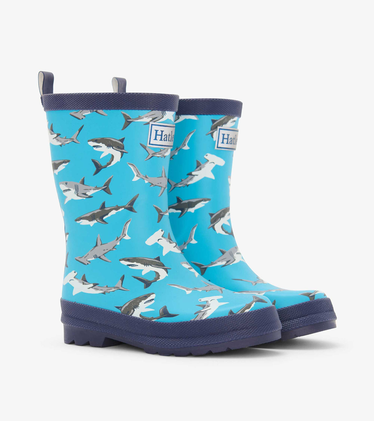 Boys Shark Party Matte Rain Boots - Hatley Boys