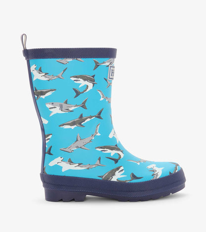 Boys Shark Party Matte Rain Boots - Hatley Boys