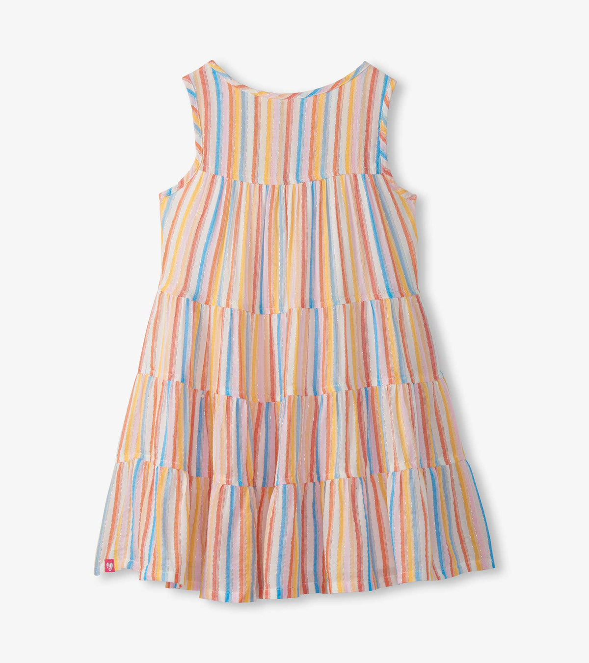 Girls Sunny Stripes Tiered Dress - Hatley Girls