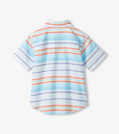 Boys Sunset Stripes Button Down Shirt - Hatley Boys